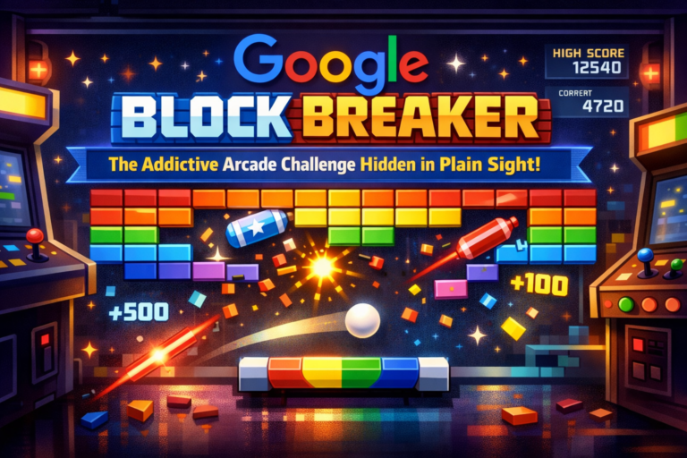 Google Block Breaker