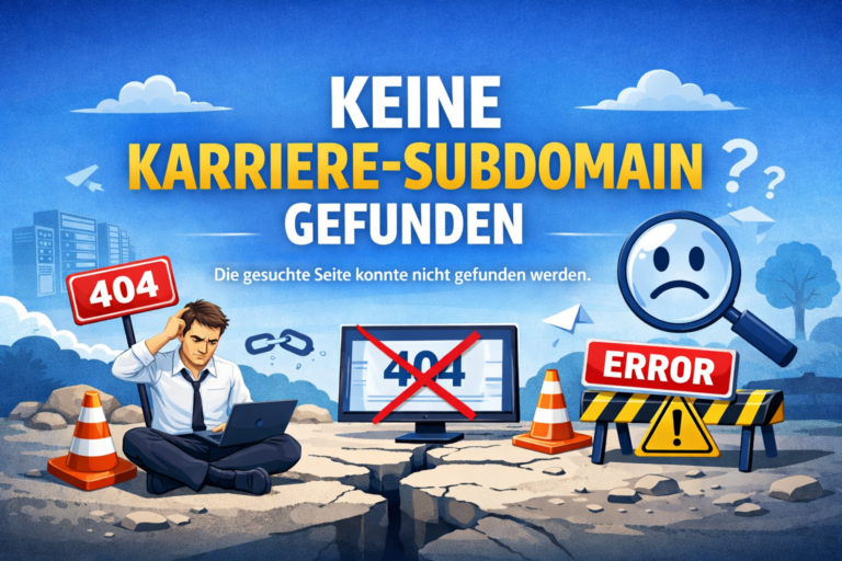 Keine Karriere-Subdomain Gefunden