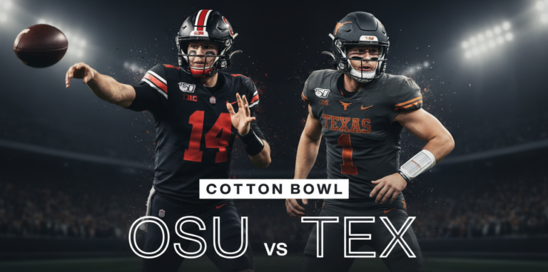 Texas Longhorns vs Ohio State Buckeyes Football Match Player Stats